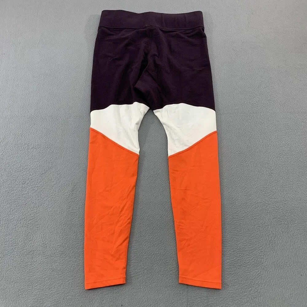 Nike Leggings Womens Large Multicolor Colorblock High Rise Nike Air Ankle Gym